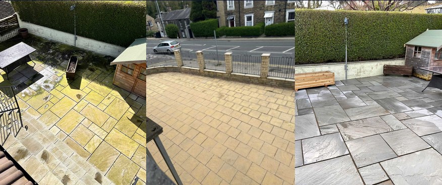 A collection of driveways cleaned